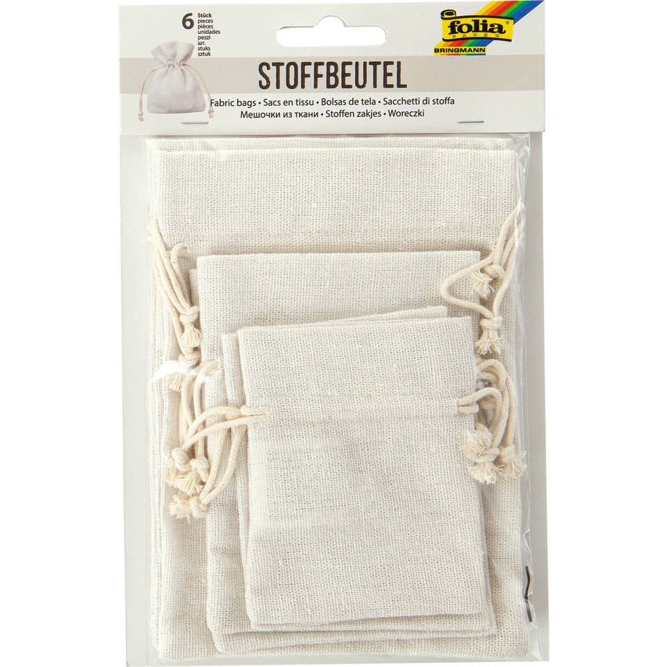 Stoffbeutel, Beutel aus Leinen, Stofftasche, Aufbewahrungstasche, Kordelzug-Beutel