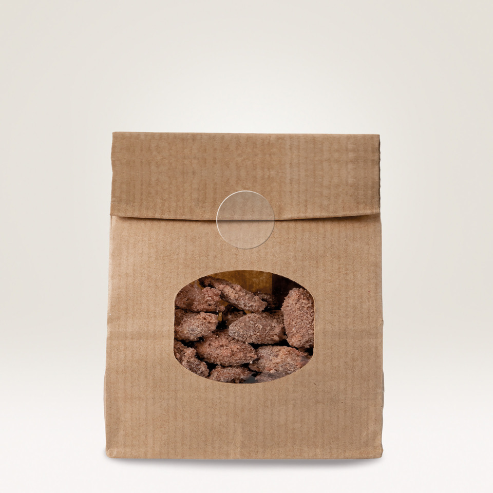 Paket, Karton, Snack, Pulverisierte Körner, Glasierter Inhalt