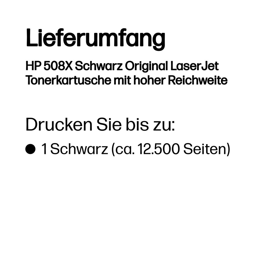 LaserJet, Toner, Karte, Schwarz, HP