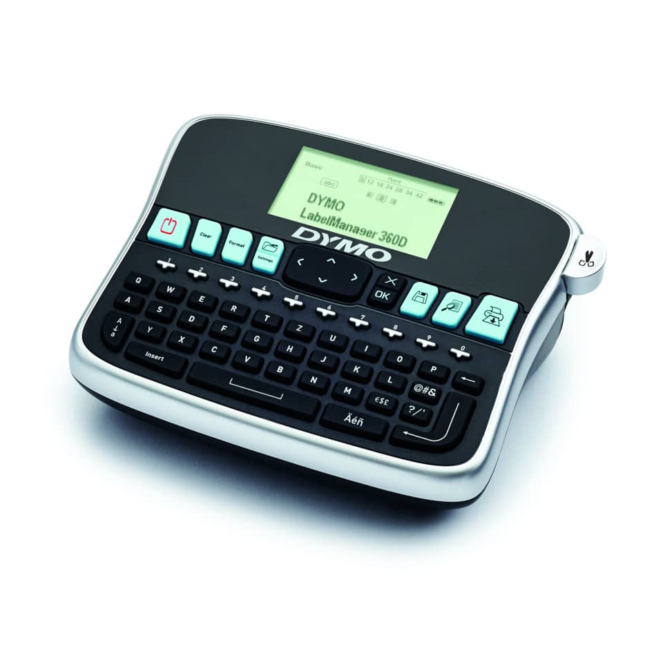 Etiketten-Drucker, Labelmanager, Dymo, Tastaturgerät, Elektronischer Beschriftungsgerät