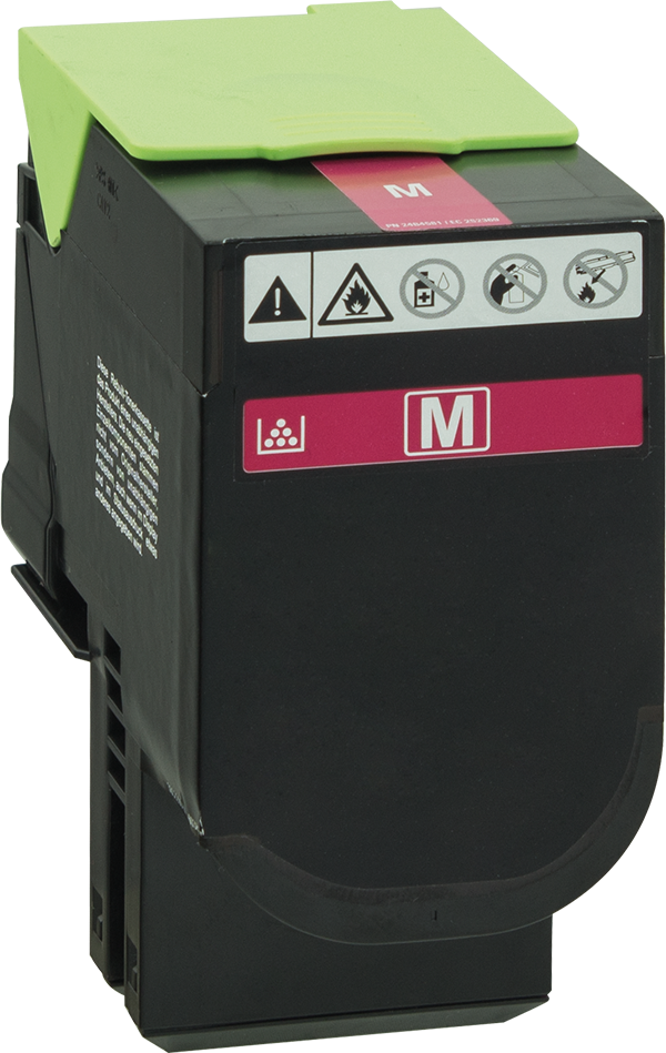 Magenta Rebuilt Tonerkassette für Lexmark CS421, CX421, CX522