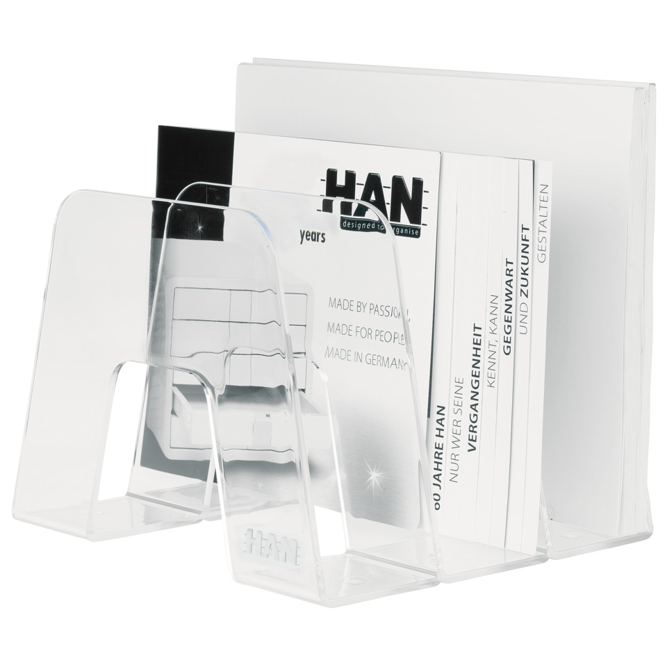 Aufbewahrungsbox, Magazinhalter, Transparent, Kunststoff, Organizer