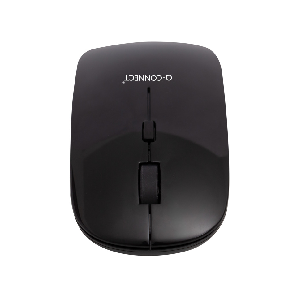 Computer-Mouse, Wireless-Mouse, Optical-Sensor, Black, Ergonomic-Shape