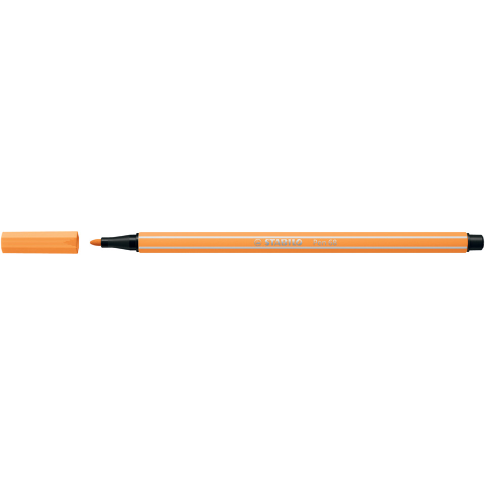 Marker, Orange Marker, Fine Point, Cap, Kunststoffkörper, Marker, Highlighter, Orange, Stift, Marker