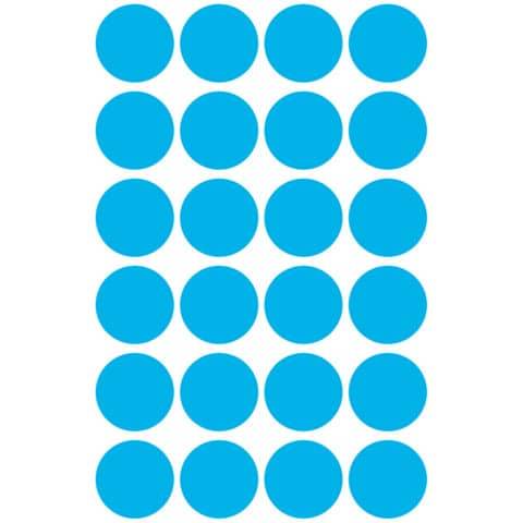 Markierungspunkte, Ø18mm, 96 Stück, blau AVERY ZWECKFORM 3005