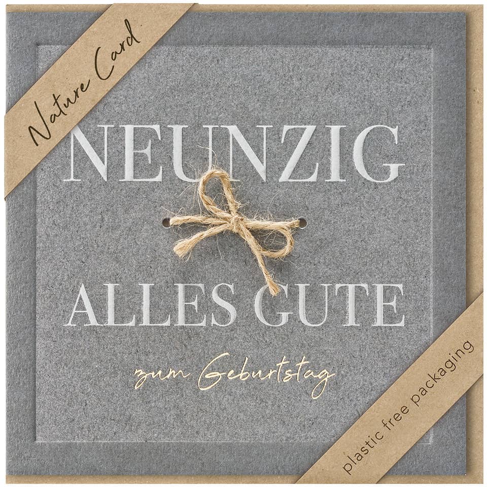 karte, geburtstag, geschenkverpackung, nature card, grau