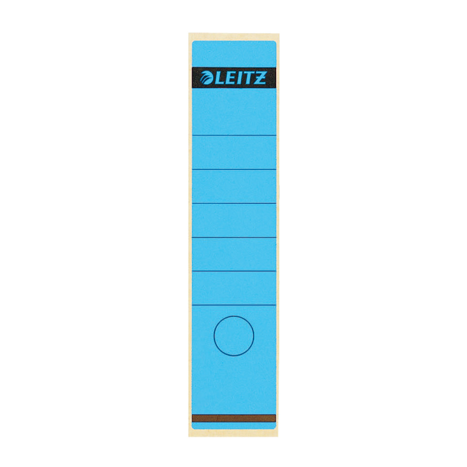 Ordnerrückenschild selbstklebend, 62 x 285 mm, breit/lang, 100 Stück, blau LEITZ 1640-10-35