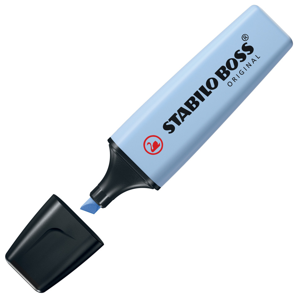 Stabilo Boss, Marker, Marker, Pastellblau, Schrägstrichspitze