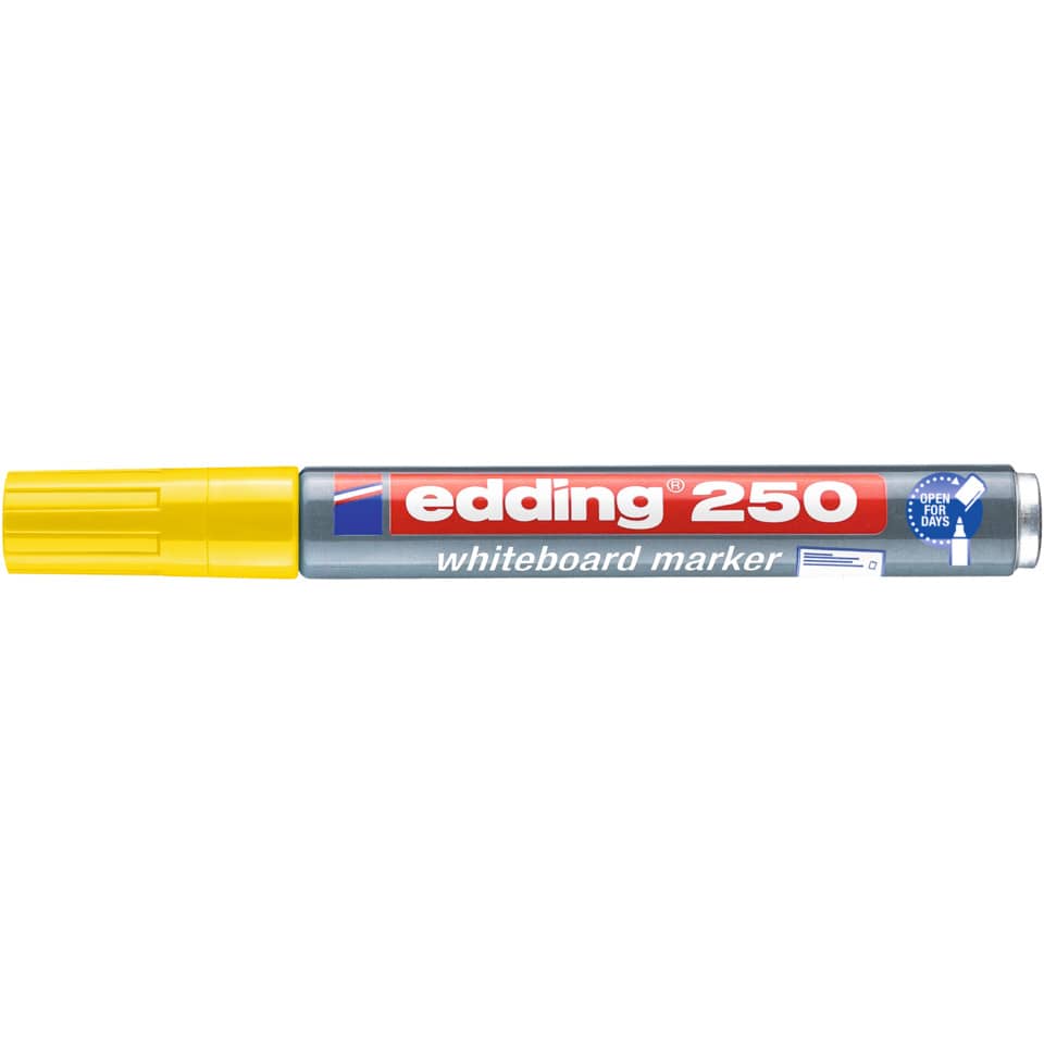 Boardmarker 250, 1,5-3mm, Rundspitze, gelb EDDING 4-250005