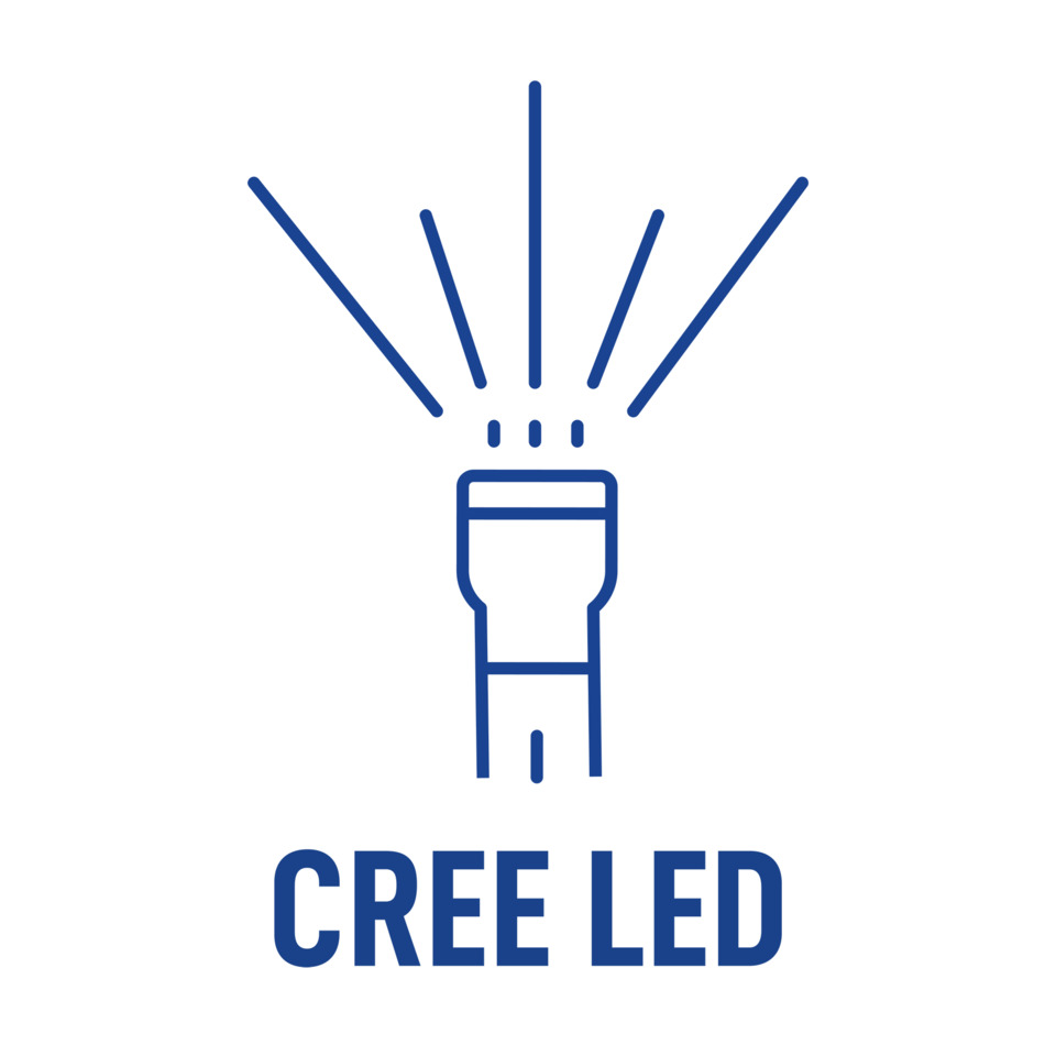 LED, CREE LED, Lichtquelle, Glühbirne, Linienzeichnung