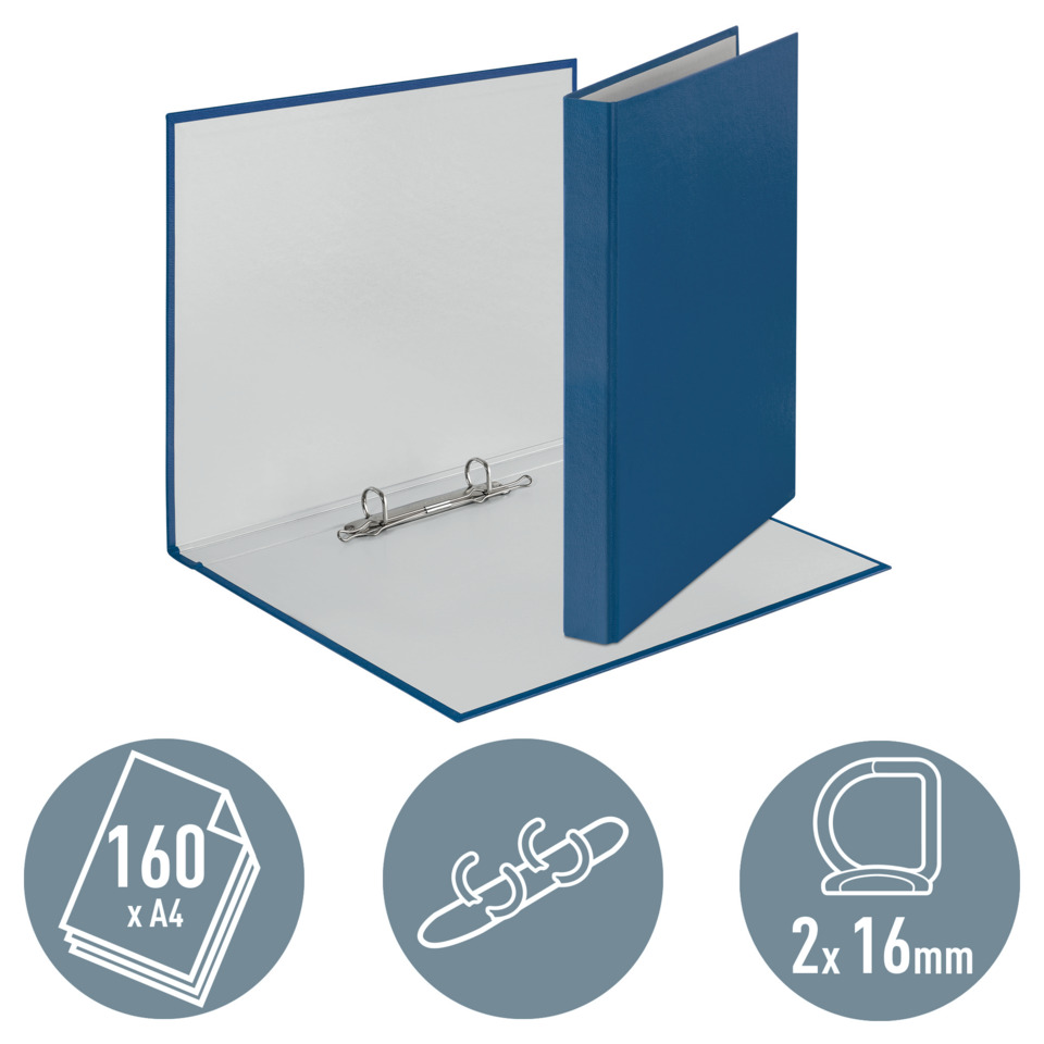 ring binder, blaue binder, A4 binder, 3-ring binder, Präsentationsbinder