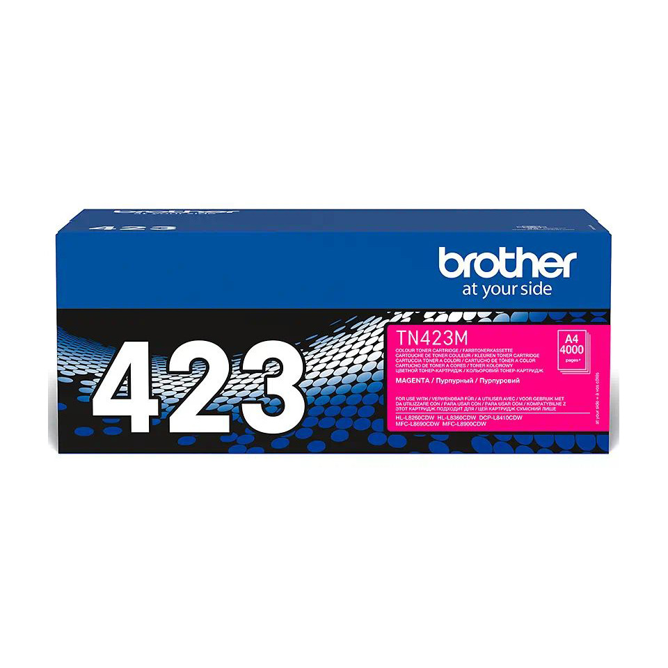 Tonerpatrone, Magenta, Farbtoner, A4 4000, Brother-Box