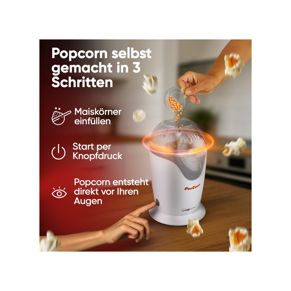 Popcorn, Heimkino, Popcornmaschine, Knopfdruck, Inhaltsbehälter