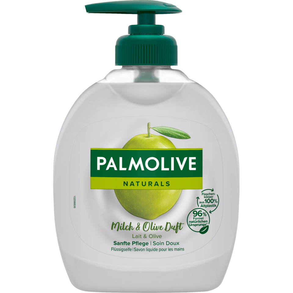 Palmolive, Naturals, Milch & Oliven Duft, Flüssigseife, Handseife