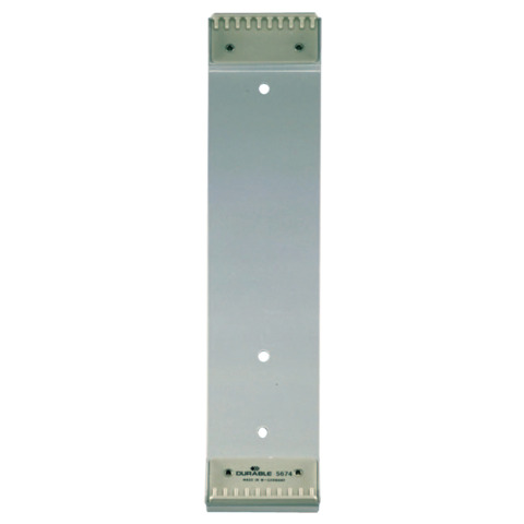 Wandhalterung für 10 Tafeln, 73x322mm, grau DURABLE 5674 10