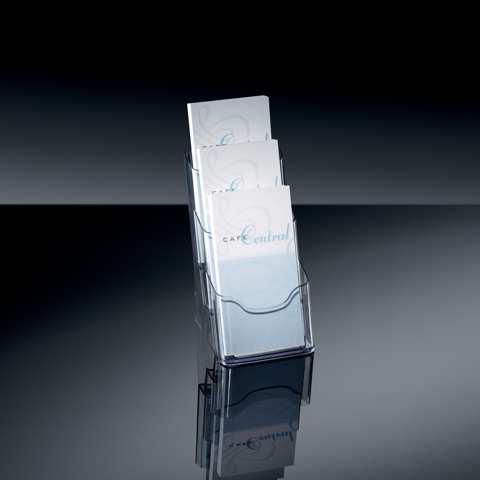 Kartenhalter, Brillenständer, Papiersammler, Visitenkartenhalter, Transparenter Halter