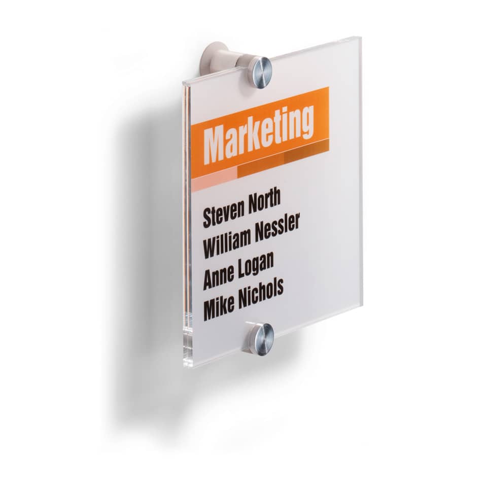 Werbetafel, Marketing, Plexiglas, Panel, Namensliste