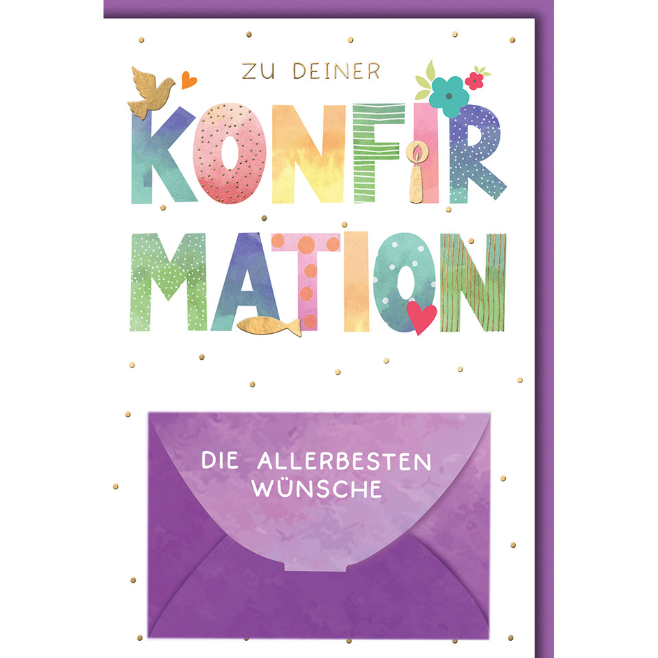 Karten, Glückwunsch, Konfetti, Grußkarte, Umschlag