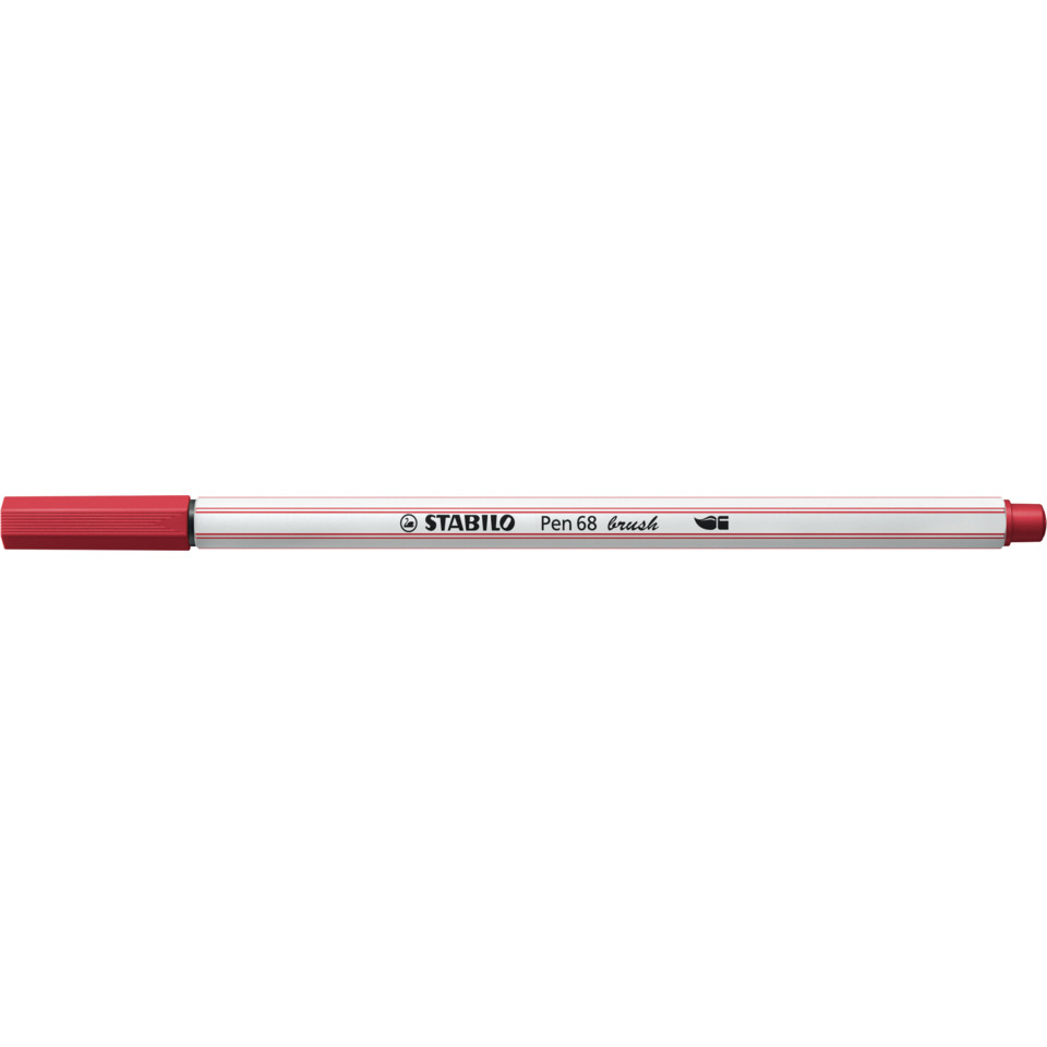 Marker, Stabilo, Stift, Rot, Pinselspitze, marker, pen, rot, Pinsel, STABILO