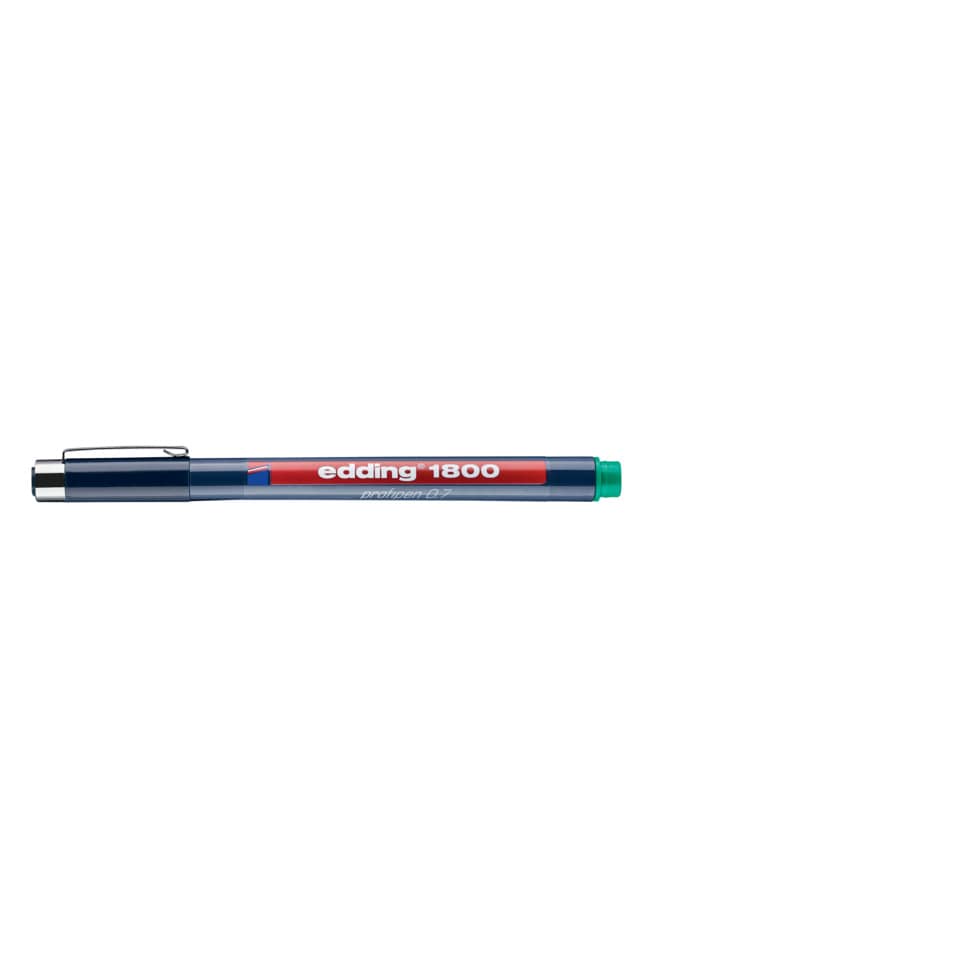 Kugelstift, Tintenroller, Edding 1800, Blau, Grün