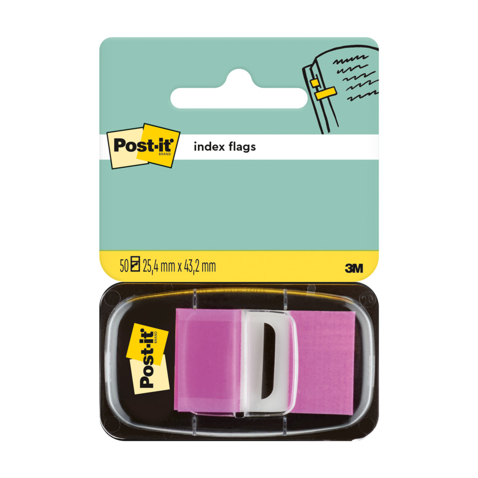 Post-it Flags, Index Flags, Klebeflaggen, Pink Flags, Mini Flags