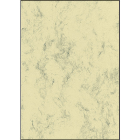 Design Papier Marmor, A4, 90g/m², 100 Blatt, beige SIGEL DP372