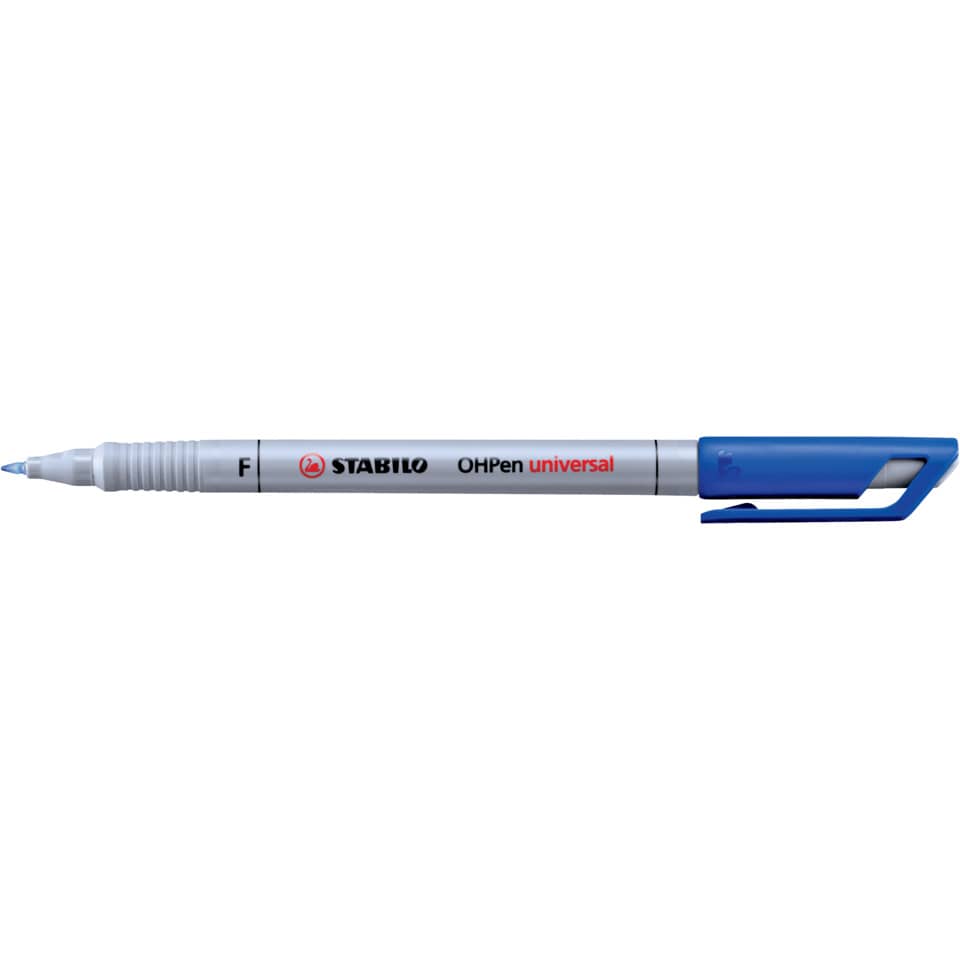 Marker, Fineliner, Kugelschreiber, Gummi, Blau