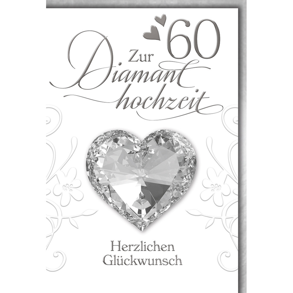 herz, diamant, hochzeit, karte, glückwunsch