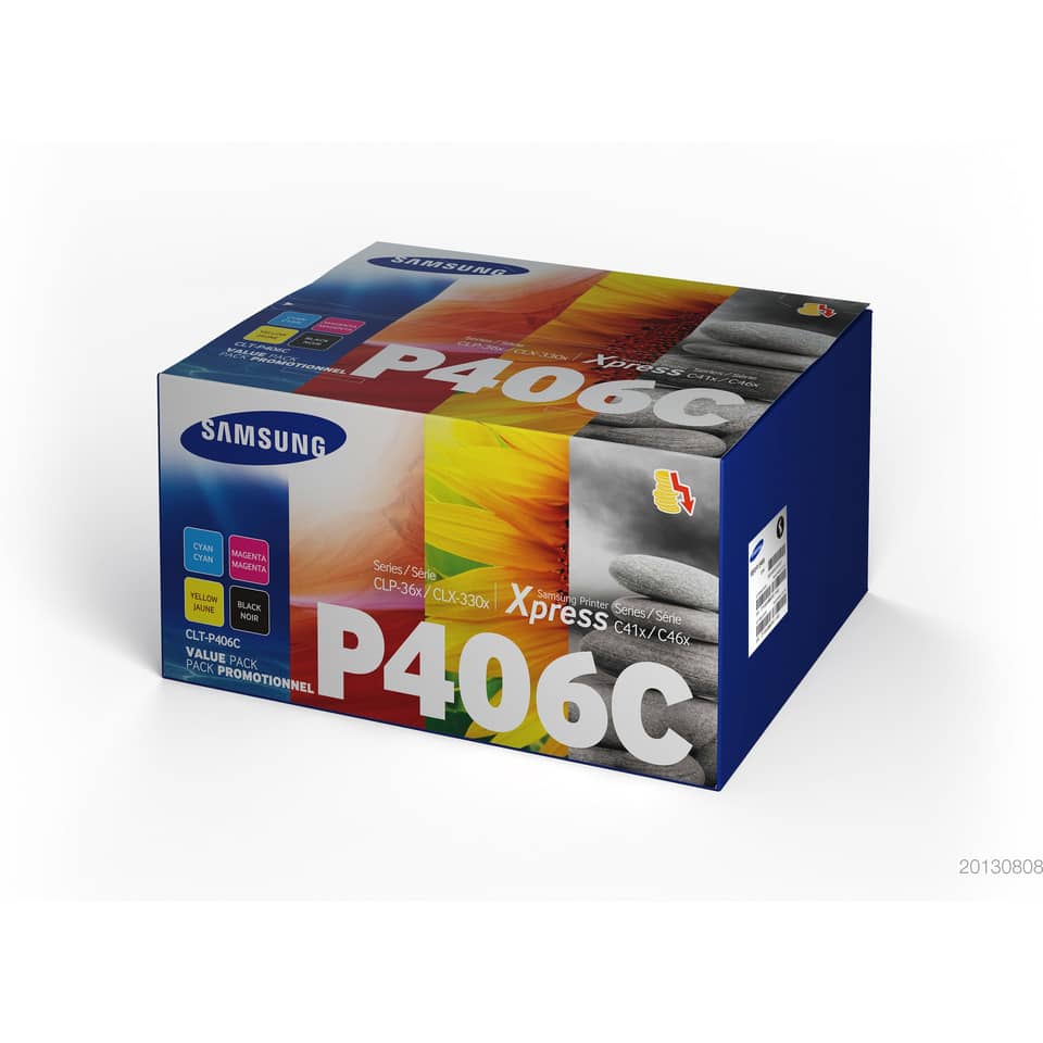 Druckerpatrone, P406C Farbe, P406C Tintenpack, Farbpatrone, Samsung Xpress