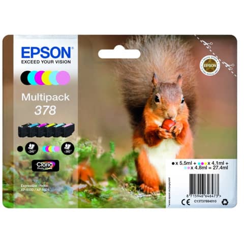 Multipack Nr.378 1x6 EPSON C13T37884010