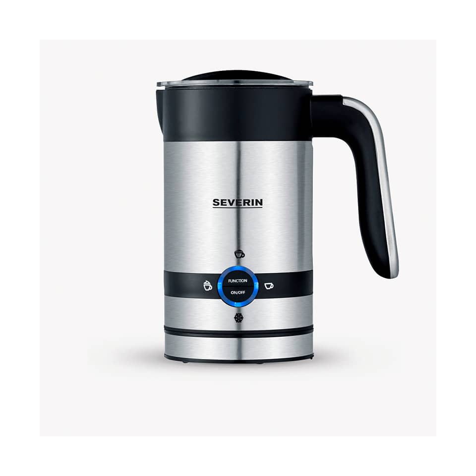 Kaffeemaschine, Elektrische Kanne, Edelstahl, schwarzer Griff, Funktion Ein/Aus