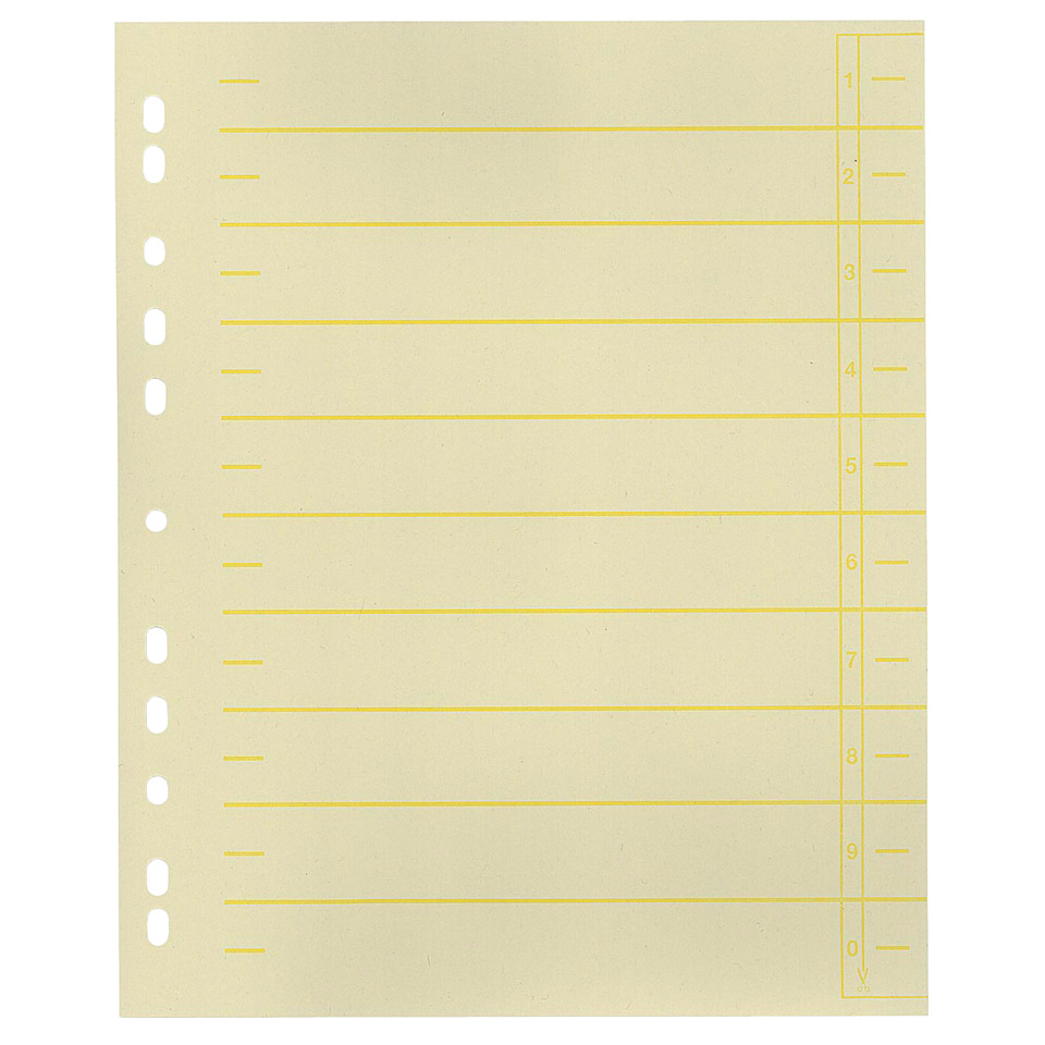 papier, notizpapier, linien, DIN-A4, gelb