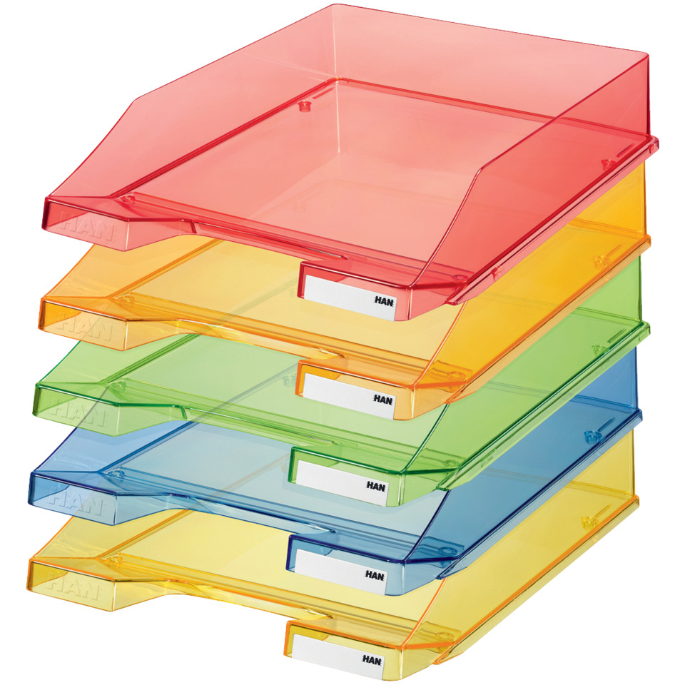 Ablagebehälter, Ablageboxen, Schalenstapel, Transparente Boxen, Sortierkasten