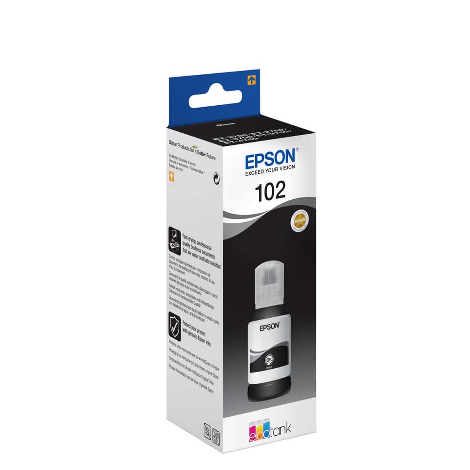 Tintenpatrone, Epson 102, BK-Tintenpatrone, Druckerzubehör, Tintenbehälter