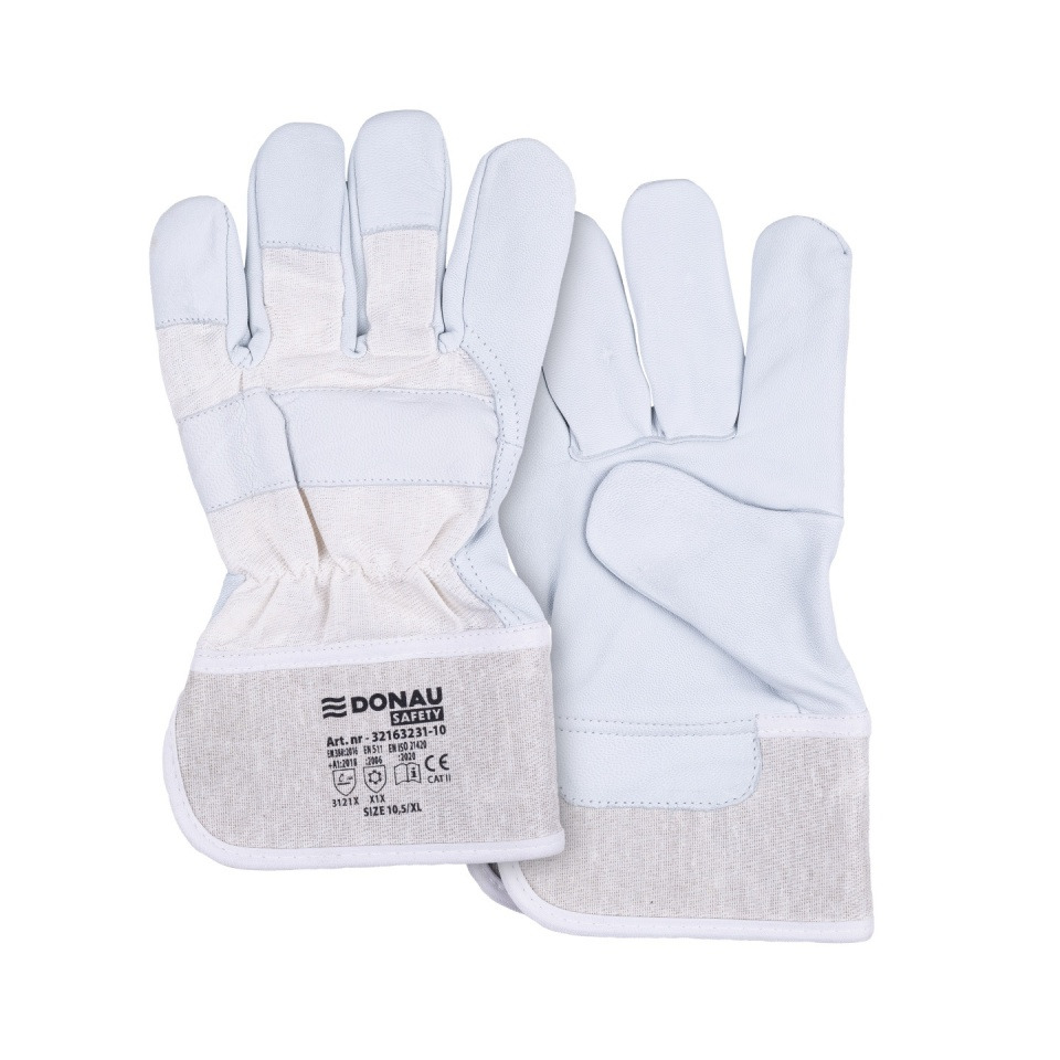 Gartenhandschuhe, Arbeits gloves, Schutzhandschuhe, ohne Leder, hellblau
