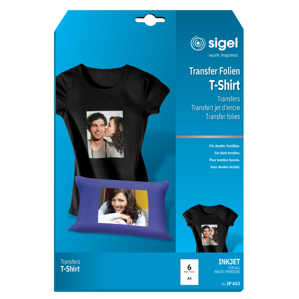 T-Shirt, Transferfolie, Bedrucktes Shirt, A4 Transfer, Textilien