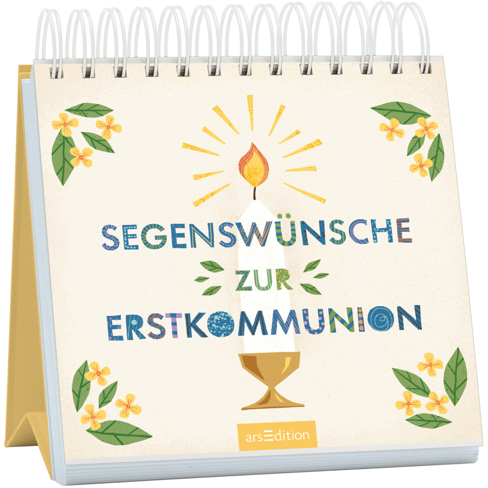 Kalender, Hochzeitskalender, Segenswünsche, Erstkommunion, Kerzenmotiv