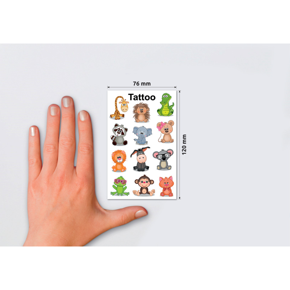 Stickerblatt, Tieraufkleber, Cartoonaufkleber, Kindersitz, Dekorationsaufkleber
