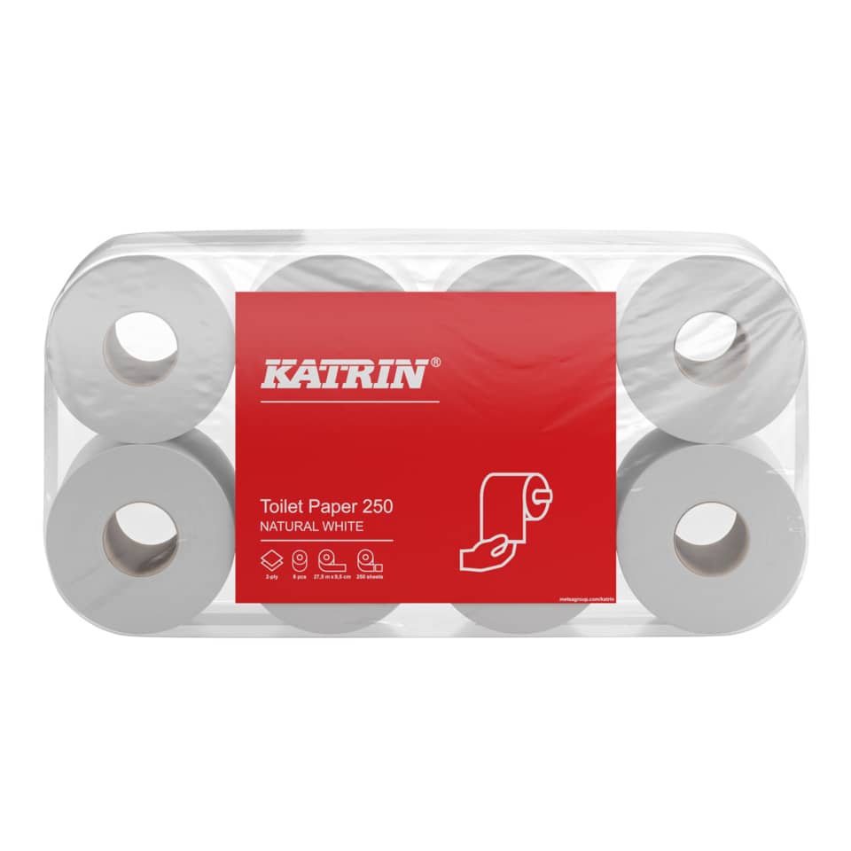 Toilet paper, Klopapier, Naturweiß, Rollen, Packung