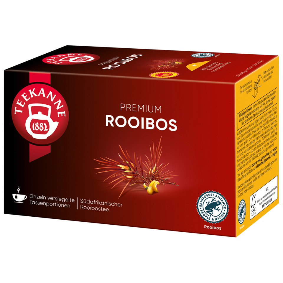 Rooibos, Premium, Tee, Rooibostee, Kartonbox