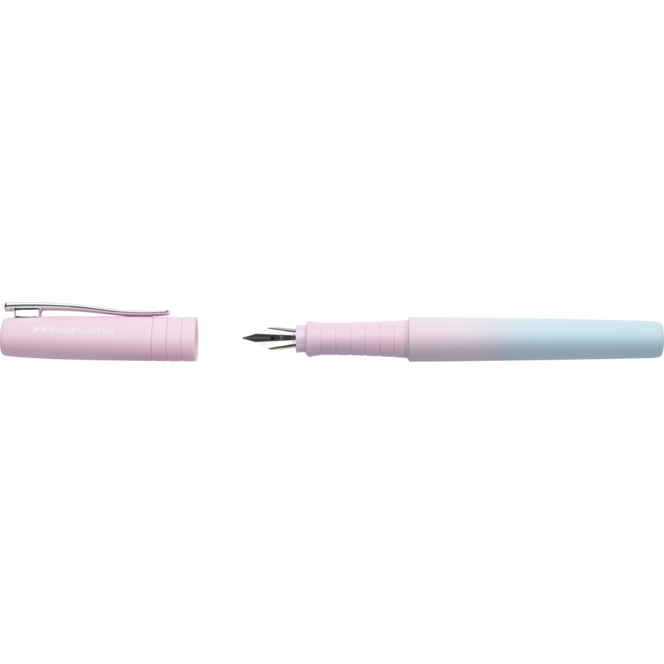 Füllfederhalter, Nib, Rosa, Griff, Kappe