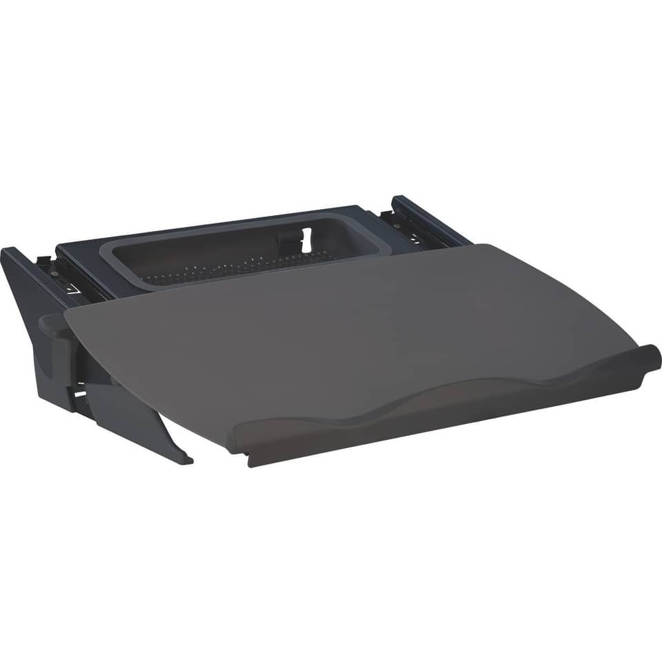 CD/DVD-Fach, Ausziehfach, Schubladenfront, Ausziehbare Ablage, Schiebeeinheit