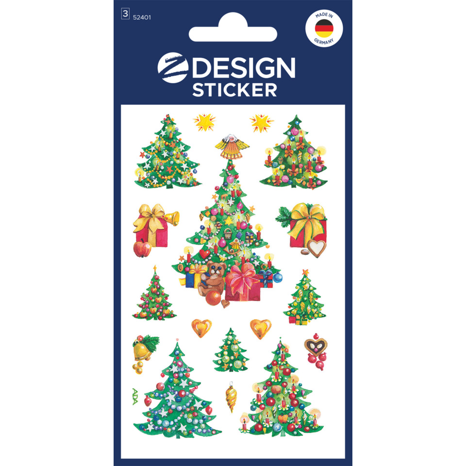 Weihnachtsbaum, Weihnachtsdeko, Sticker, Tannenbaum, Geschenke