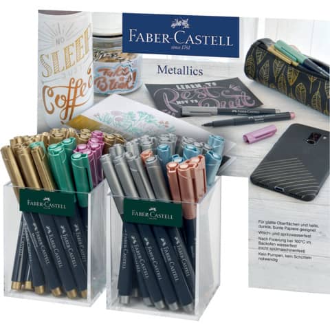 Faserschreiber Metallics, sortiert FABER CASTELL 160760