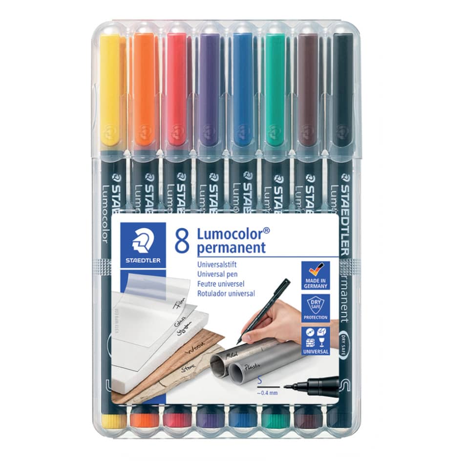 Stifte, Marker, Permanentmarker, Lackstift, 8er Set