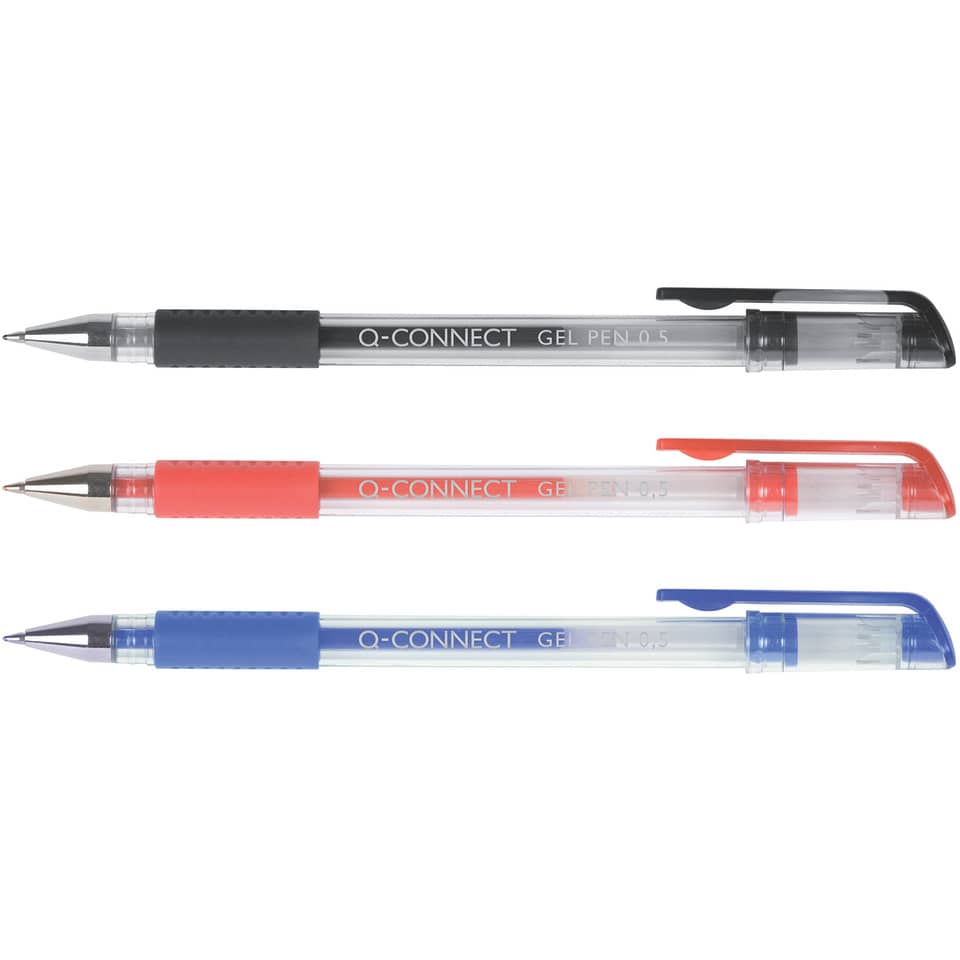 Gelstift, Kugelschreiber, 0.5, Q-Connect, Mehrfarbig