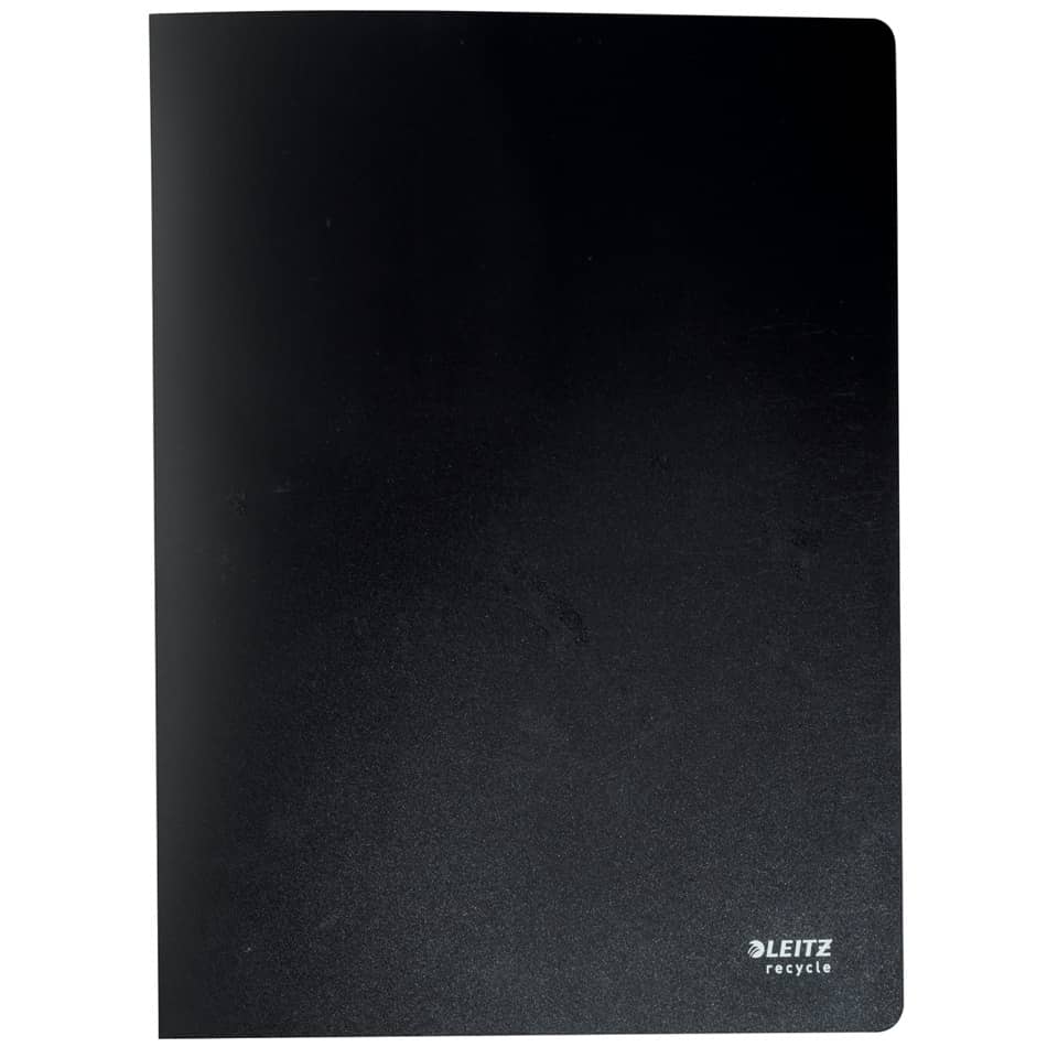 notebook, black, Folio, A5, Leitz Recycle