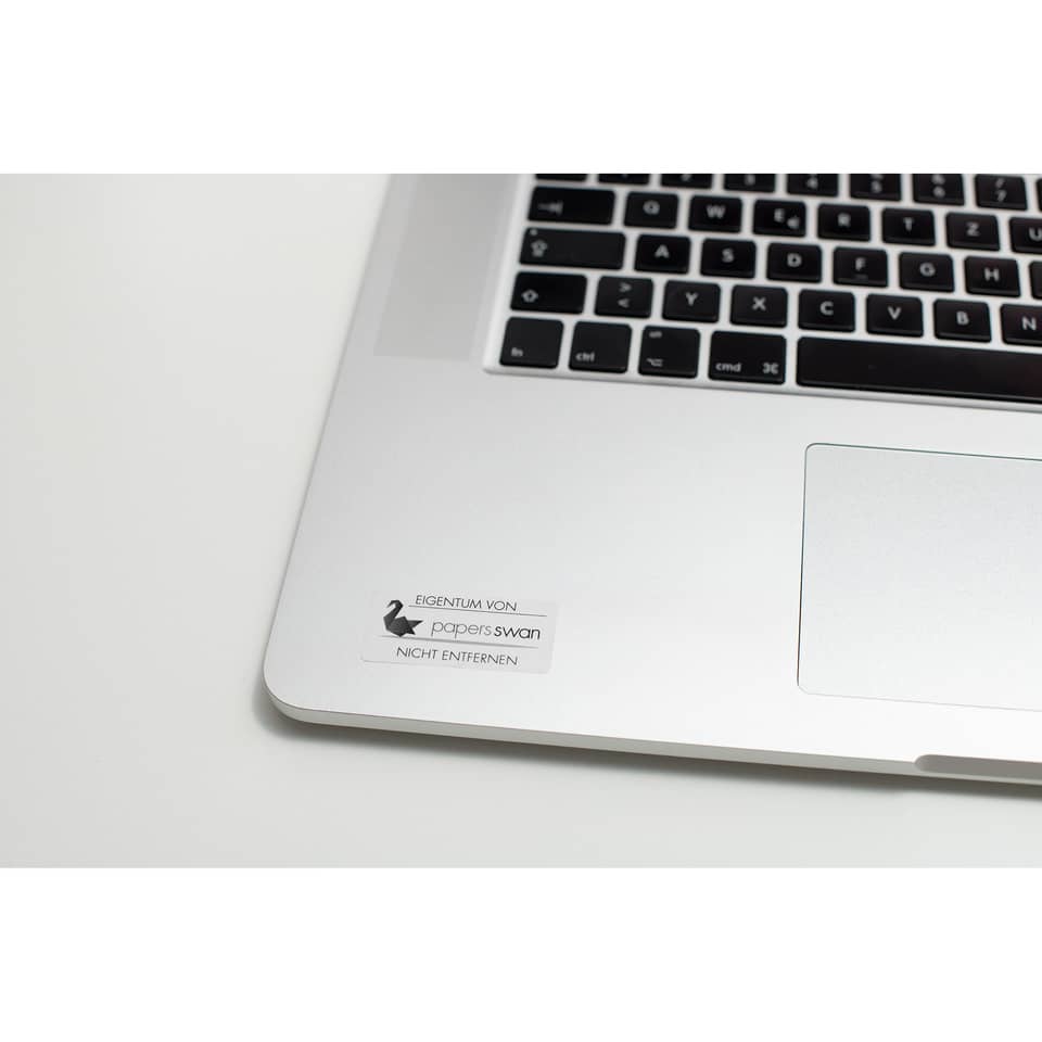 Laptop, Sticker, Silber, Tastatur, Trackpad