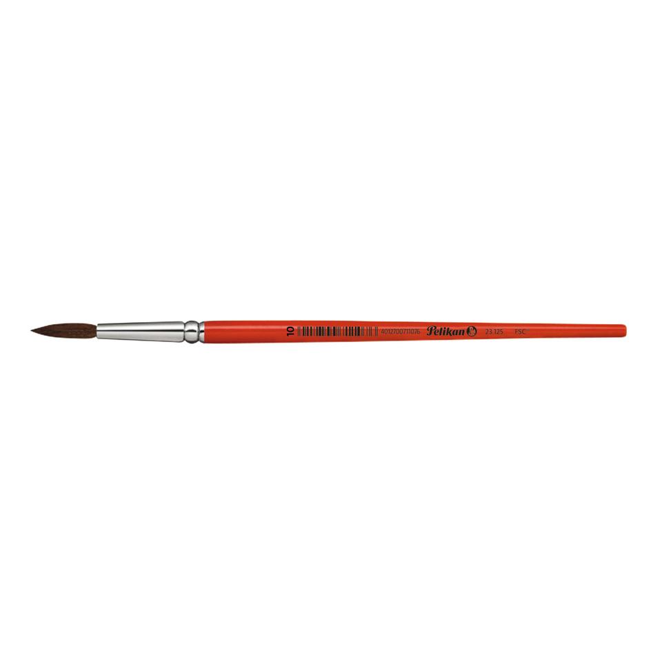 Pinsel, Aquarellpinsel, Roter Griffel, Kunstbedarf, Farbpinsel