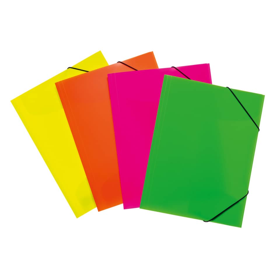 Sammelmappe Neon, A4, Kunststoff, sortiert HERMA 19596